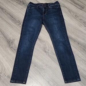 LIVERPOOL Dk Blue Skinny Pull On Jeans Size 2